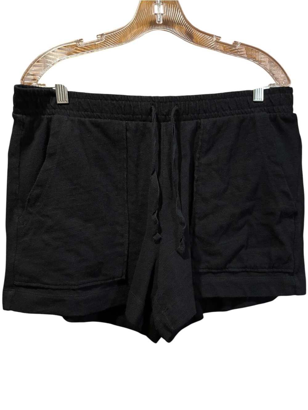 Sonoma black cotton pull on shorts large